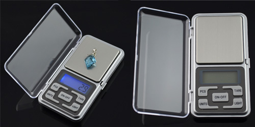 Ηλεκτρονική ζυγαριά ακριβείας μίνι τσέπης με διαβάθμιση από 0,1 gr - Pocket scale