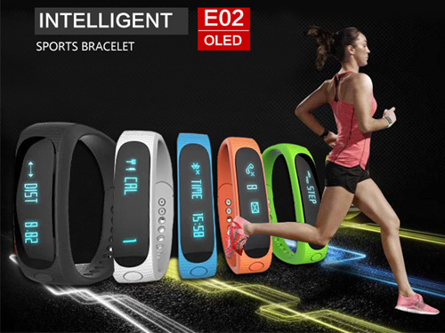 Bluetooth   Smartwach   – Sports Bracelet Blue Color