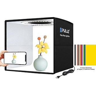 Aναδιπλούμενο στούντιο φωτογράφισης PULUZ 30cm LED – Photo box Studio