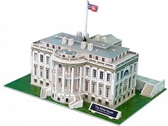 Τρισδιάστατο Πάζλ Ο Λευκός Οίκος - Αμερική Με 64 Κομμάτια "3D Puzzle Cubicfun The White House"